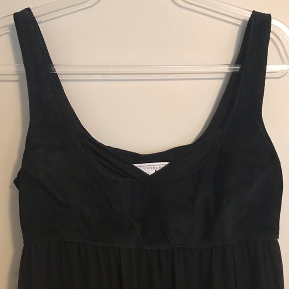 TO the MAX | 12 | Suede Leather & Silk dress - Picture 4 of 16